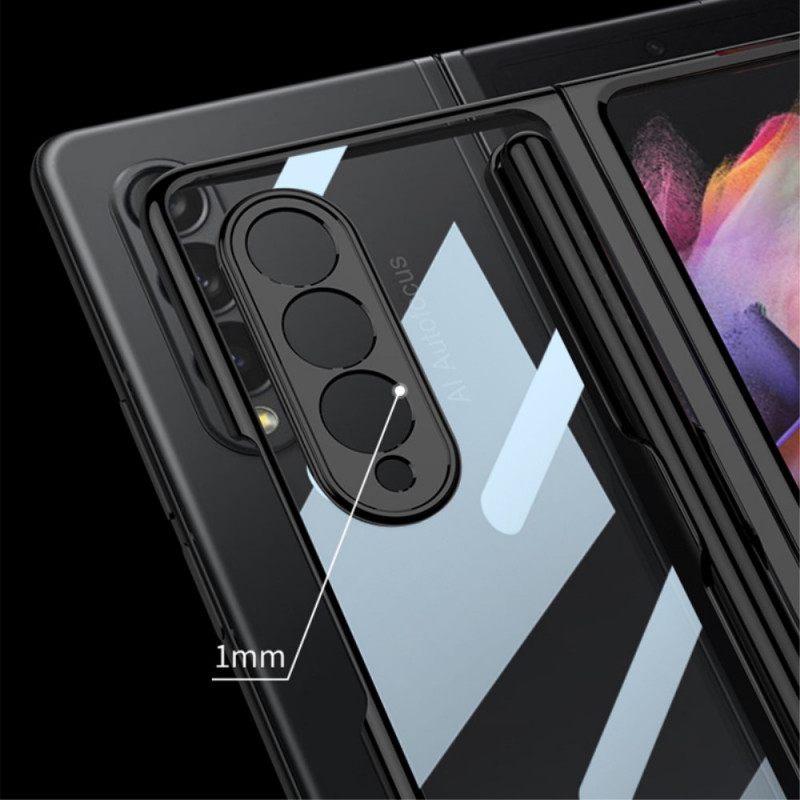 θηκη κινητου Samsung Galaxy Z Fold 3 5G Διαφανές Με Θήκη Γραφίδας Gkk