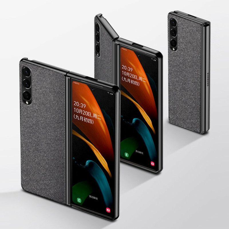 θηκη κινητου Samsung Galaxy Z Fold 3 5G Εφέ Δέρματος Με Υφή