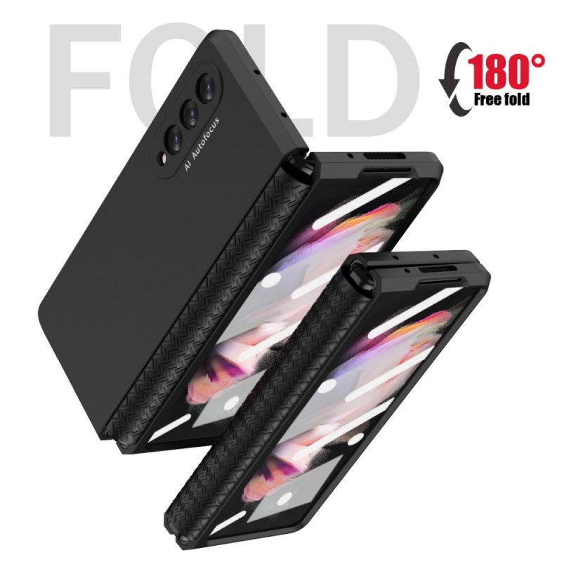 θηκη κινητου Samsung Galaxy Z Fold 3 5G Με Προστατευτικό Οθόνης Και Μεντεσέ