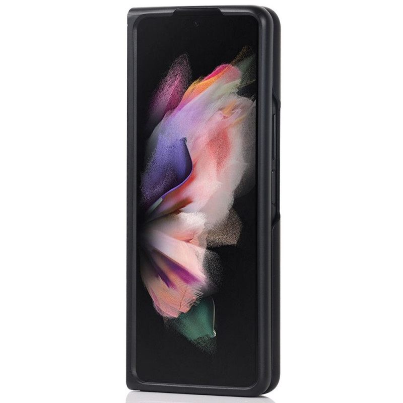 Θήκη Samsung Galaxy Z Fold 3 5G Βάση Και Θήκη Γραφίδας Από Γνήσιο Δέρμα