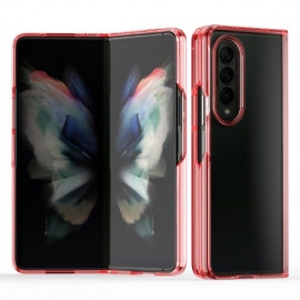 Θήκη Samsung Galaxy Z Fold 3 5G Διαφανείς Έγχρωμες Άκρες