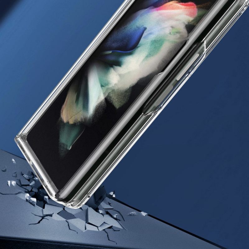 Θήκη Samsung Galaxy Z Fold 3 5G Διαφανείς Έγχρωμες Άκρες