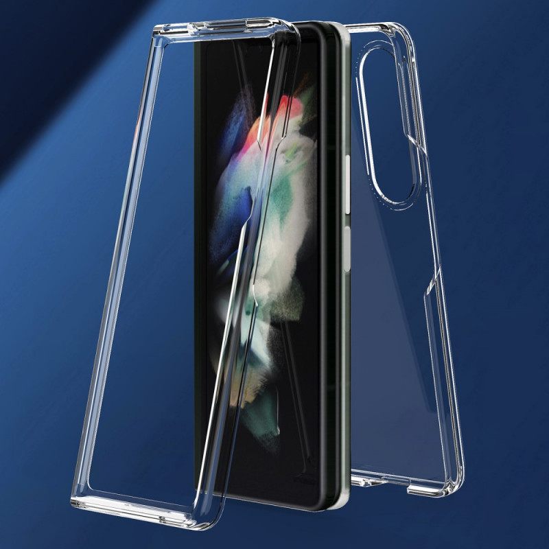 Θήκη Samsung Galaxy Z Fold 3 5G Διαφανείς Έγχρωμες Άκρες