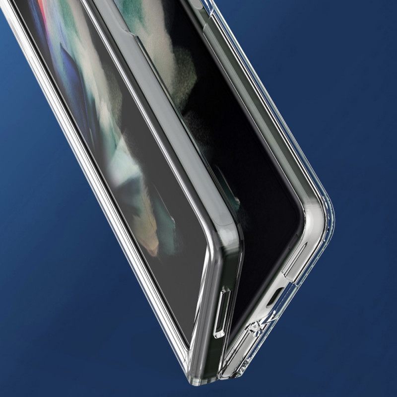 Θήκη Samsung Galaxy Z Fold 3 5G Διαφανείς Έγχρωμες Άκρες