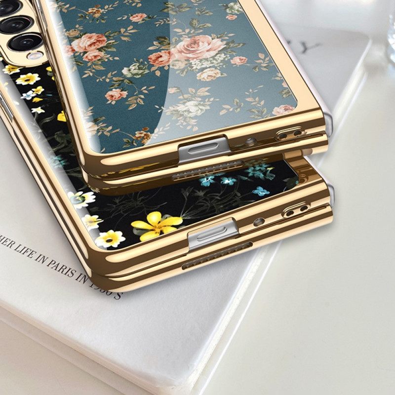 Θήκη Samsung Galaxy Z Fold 3 5G Floral Tempered Glass