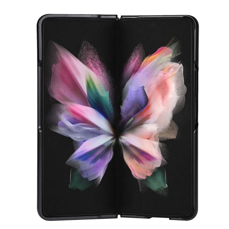 Θήκη Samsung Galaxy Z Fold 3 5G Γνήσια Δερμάτινη Θήκη Γραφίδας Litchi