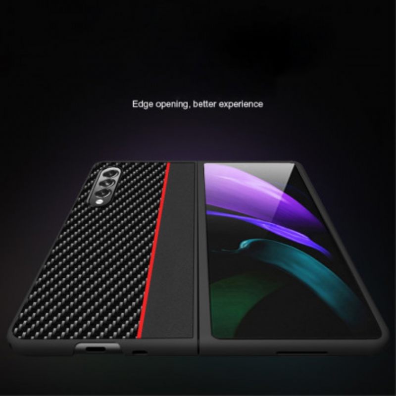 Θήκη Samsung Galaxy Z Fold 3 5G Line Carbon Fiber