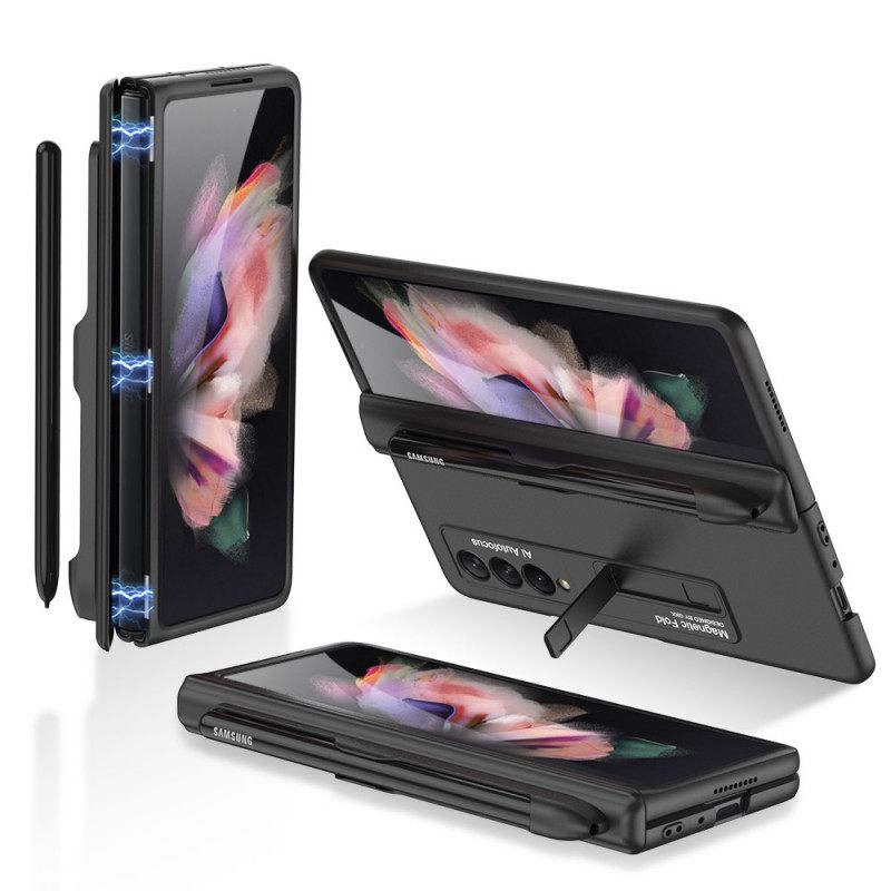 Θήκη Samsung Galaxy Z Fold 3 5G Πλαστικό Στήριγμα Και Βάση Γραφίδας Gkk