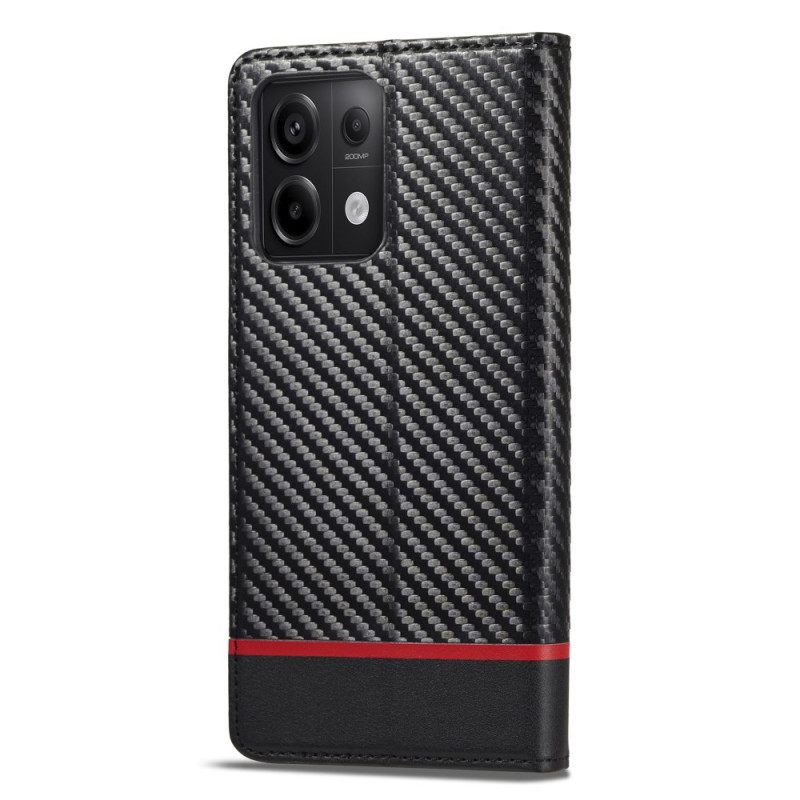 Δερματινη Θηκη Xiaomi Redmi Note 13 4g Carbon Fiber Lc.imeeke