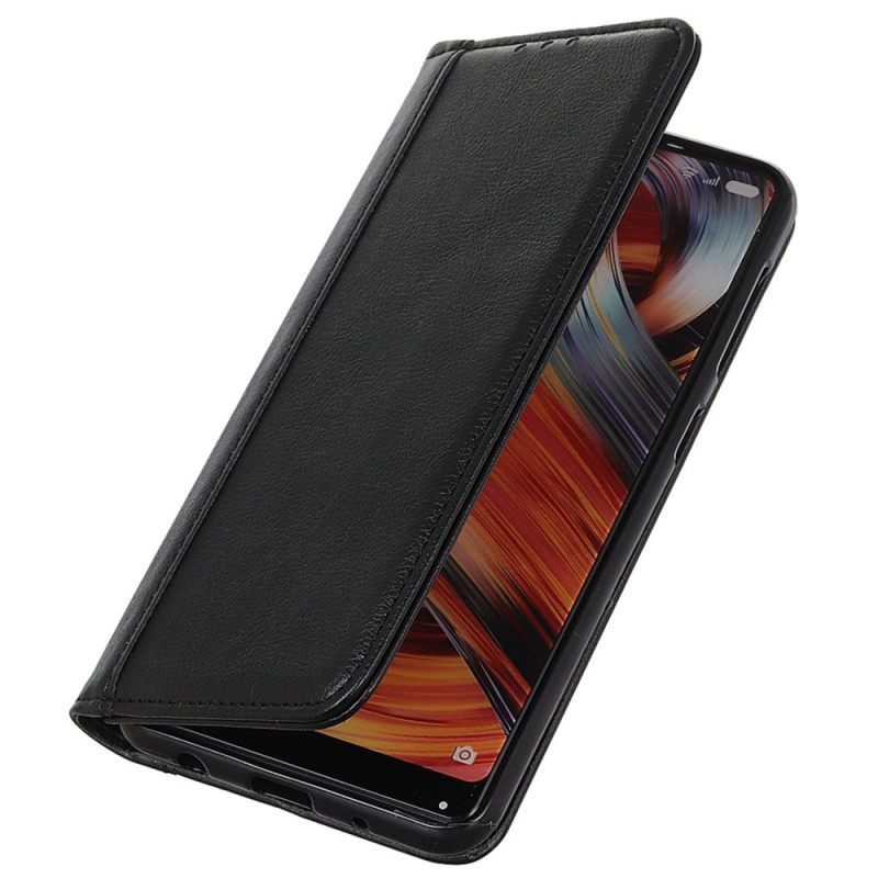 Δερματινη Θηκη Xiaomi Redmi Note 13 4g Σχιστό Δέρμα Σιλικόνης