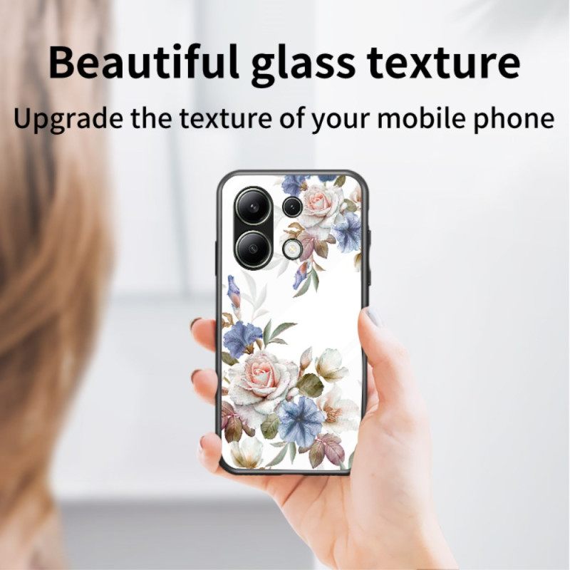 Κάλυμμα Xiaomi Redmi Note 13 4g Floral Δαχτυλίδι