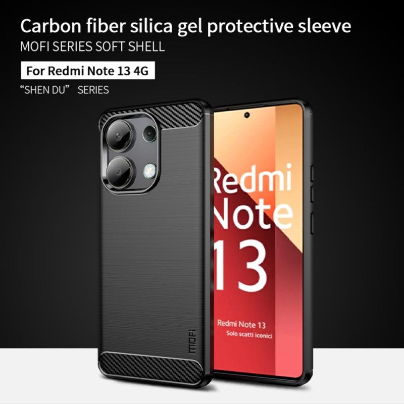 Κάλυμμα Xiaomi Redmi Note 13 4g Mofi Brushed Carbon Fiber