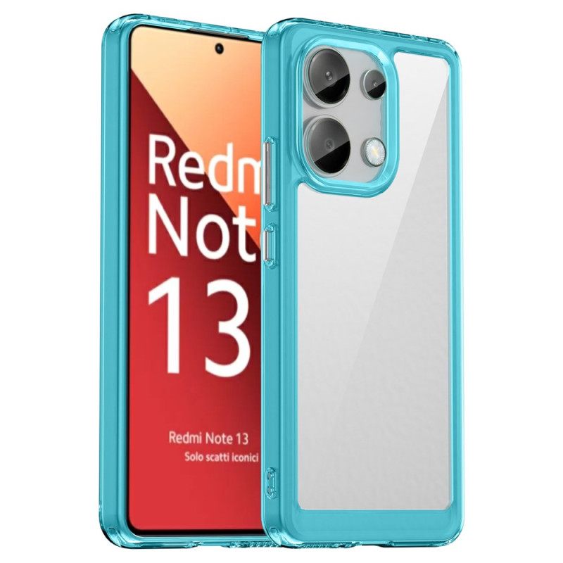 Κάλυμμα Xiaomi Redmi Note 13 4g Υβριδικές Έγχρωμες Άκρες