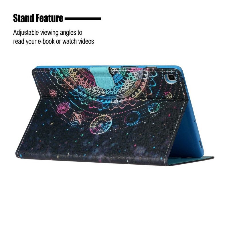 Θήκη Flip Samsung Galaxy Tab S5e Σειρά Τέχνης Mandala