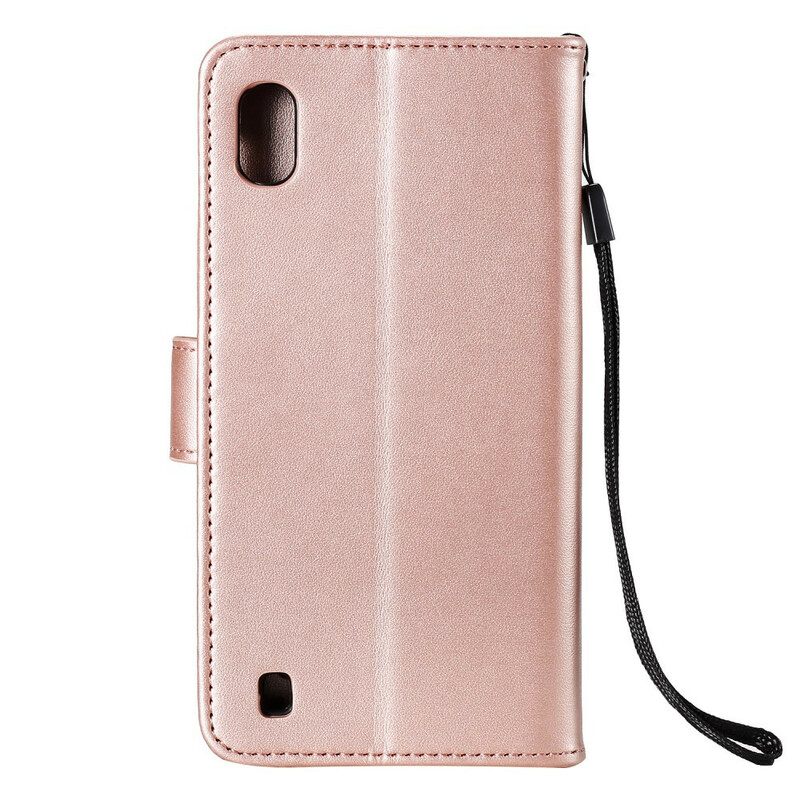 δερματινη θηκη Samsung Galaxy A10 με κορδονι Strap Reverie