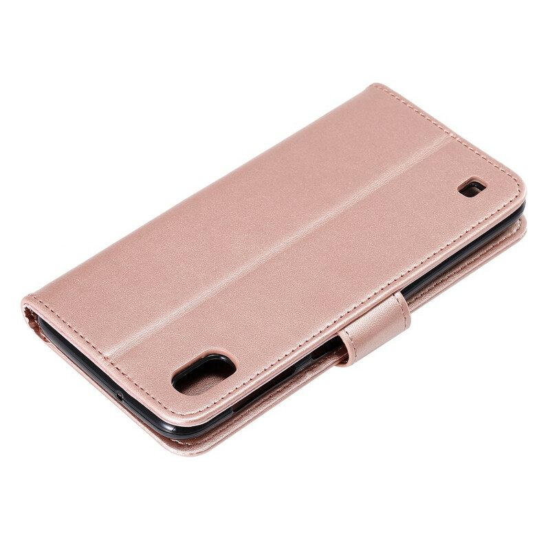 δερματινη θηκη Samsung Galaxy A10 με κορδονι Strap Reverie