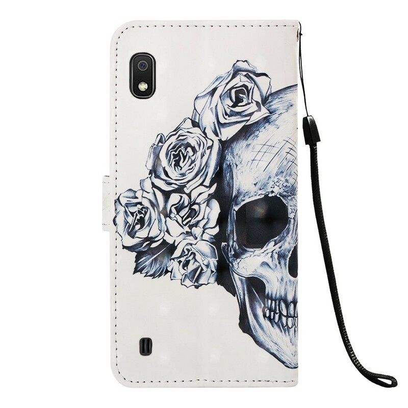 Κάλυμμα Samsung Galaxy A10 Floral Skull