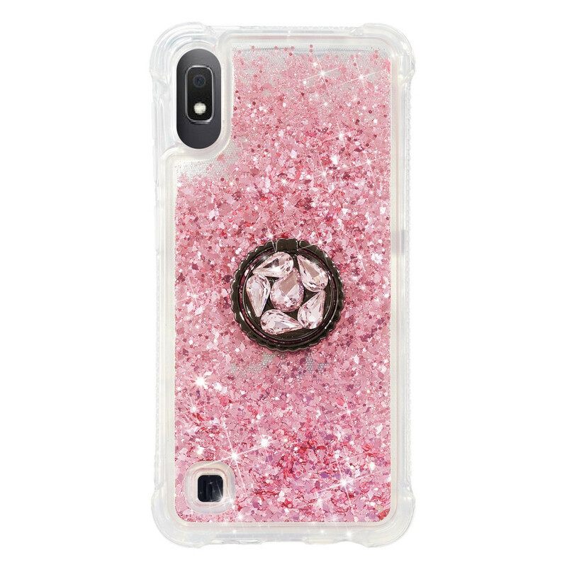 Θήκη Samsung Galaxy A10 Glitter Ring-support