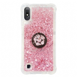 Θήκη Samsung Galaxy A10 Glitter Ring-support