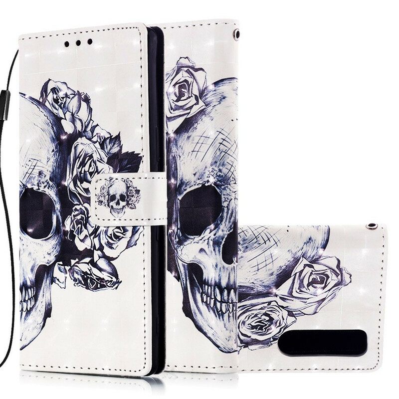 Κάλυμμα Sony Xperia 5 Floral Skull