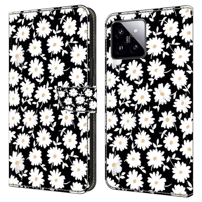 Δερματινη Θηκη Xiaomi 14 Floral