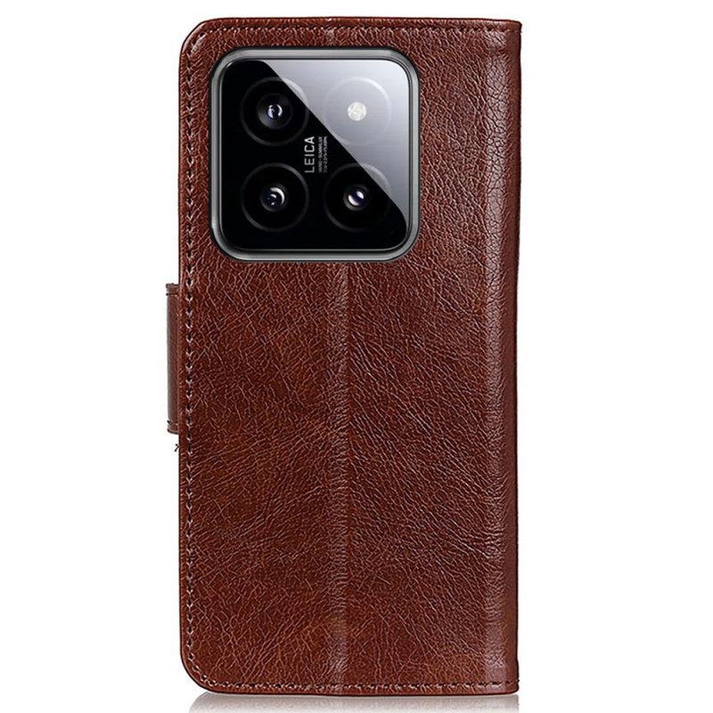 Θηκη Κινητου Xiaomi 14 Θήκες Κινητών Patent Nappa Leather