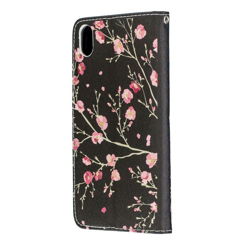 Κάλυμμα Xiaomi Redmi 7A με κορδονι Floral Discovery Με Λουράκι