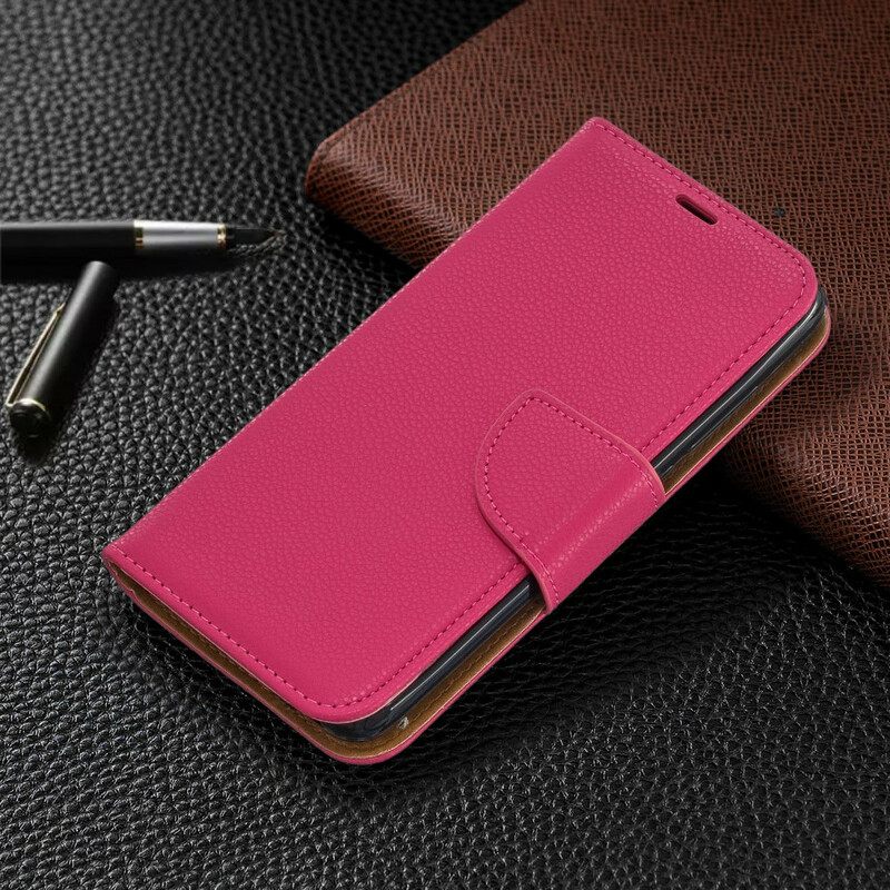 Κάλυμμα Xiaomi Redmi 7A με κορδονι Πολύχρωμο Λουράκι Litchi Leather Effect