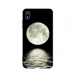 θηκη κινητου Xiaomi Redmi 7A Εύκαμπτη Σιλικόνη Marine Moon