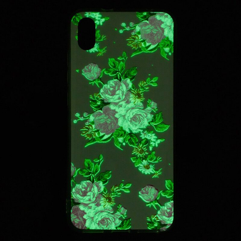 Θήκη Xiaomi Redmi 7A Fluorescent Liberty Flowers