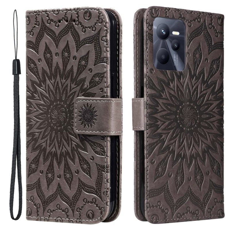 Κάλυμμα Realme C35 με κορδονι Mandala Sun Strap