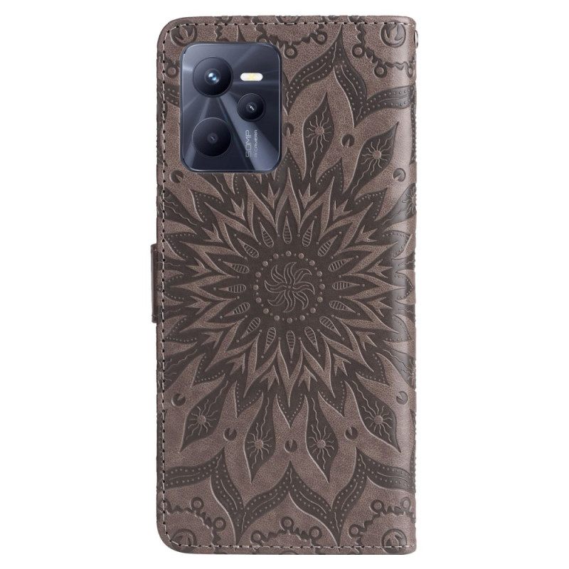 Κάλυμμα Realme C35 με κορδονι Mandala Sun Strap