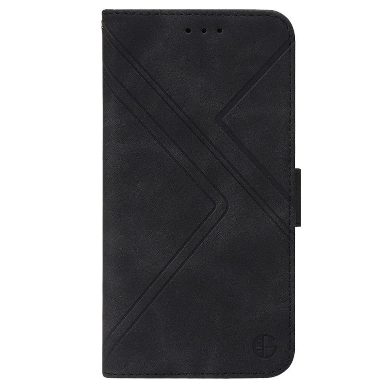 δερματινη θηκη iPhone 14 Pro Rfid Zig Zag