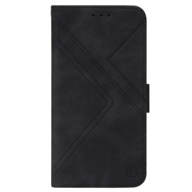 δερματινη θηκη iPhone 14 Pro Rfid Zig Zag