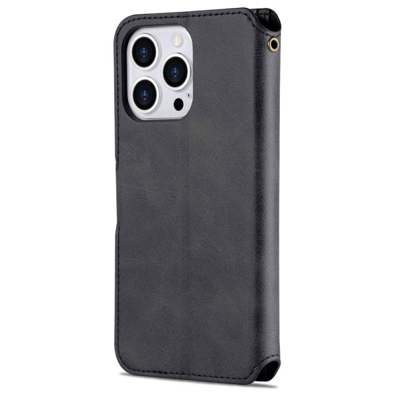 Κάλυμμα iPhone 14 Pro Azns Faux Leather