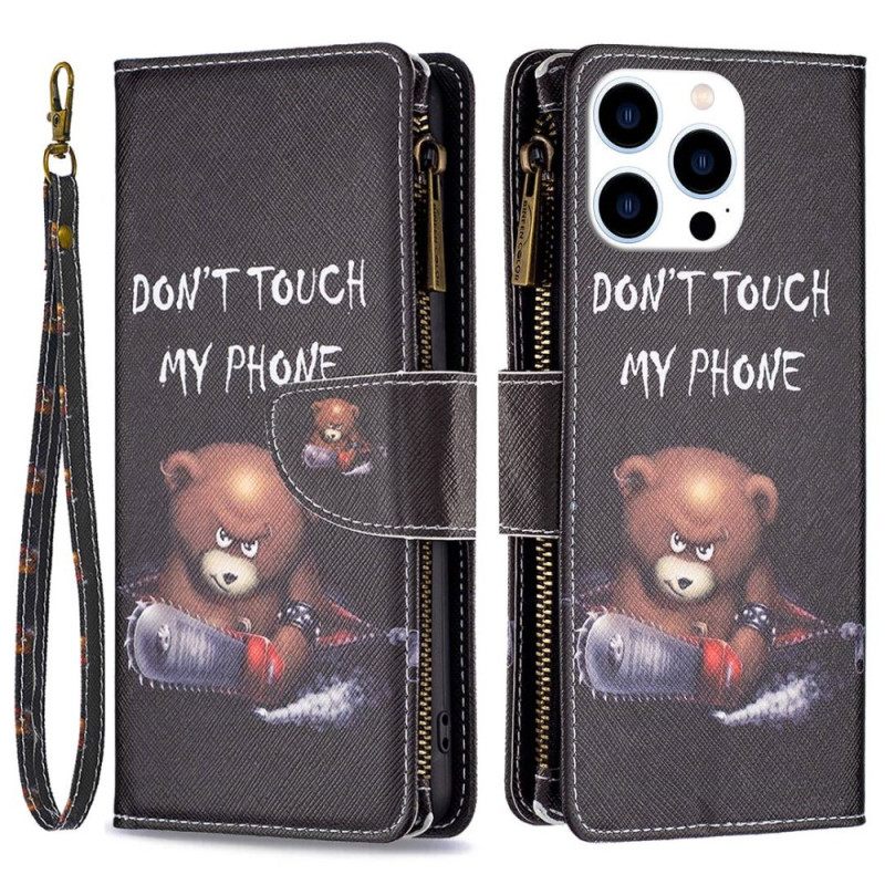 Κάλυμμα iPhone 14 Pro πορτοφολι Bear Wallet