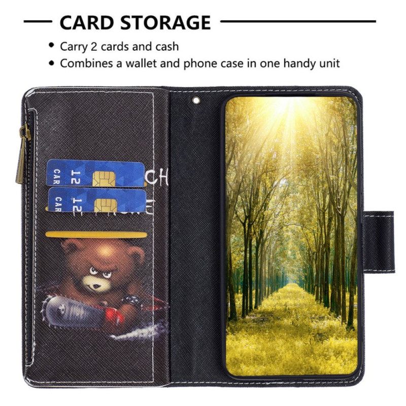 Κάλυμμα iPhone 14 Pro πορτοφολι Bear Wallet