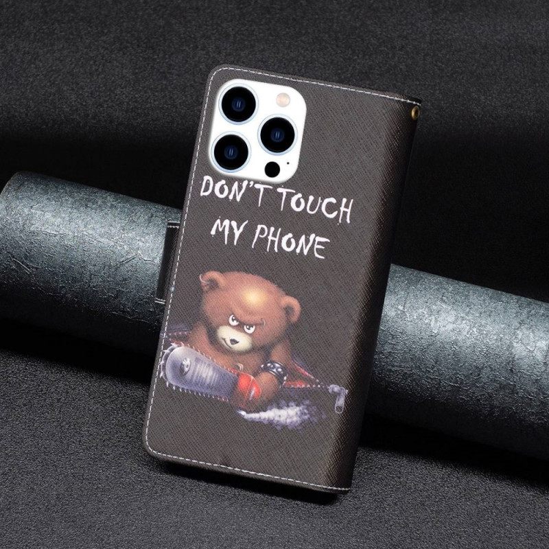 Κάλυμμα iPhone 14 Pro πορτοφολι Bear Wallet