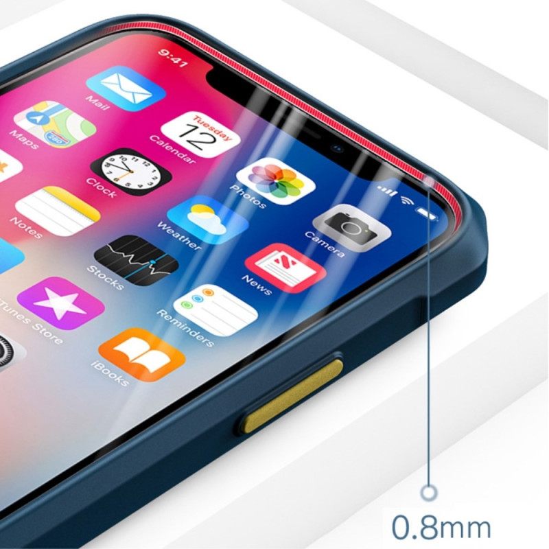 Θήκη iPhone 14 Pro Υβριδικά Έγχρωμα Κουμπιά