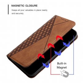 θηκη κινητου Samsung Galaxy S20 Plus / S20 Plus 5G Θήκη Flip Εφέ Geo Leather