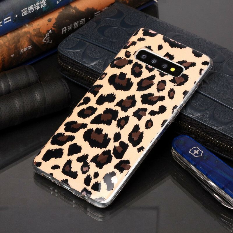 Θήκη Samsung Galaxy S20 Plus / S20 Plus 5G Μάρμαρο Leopard Style