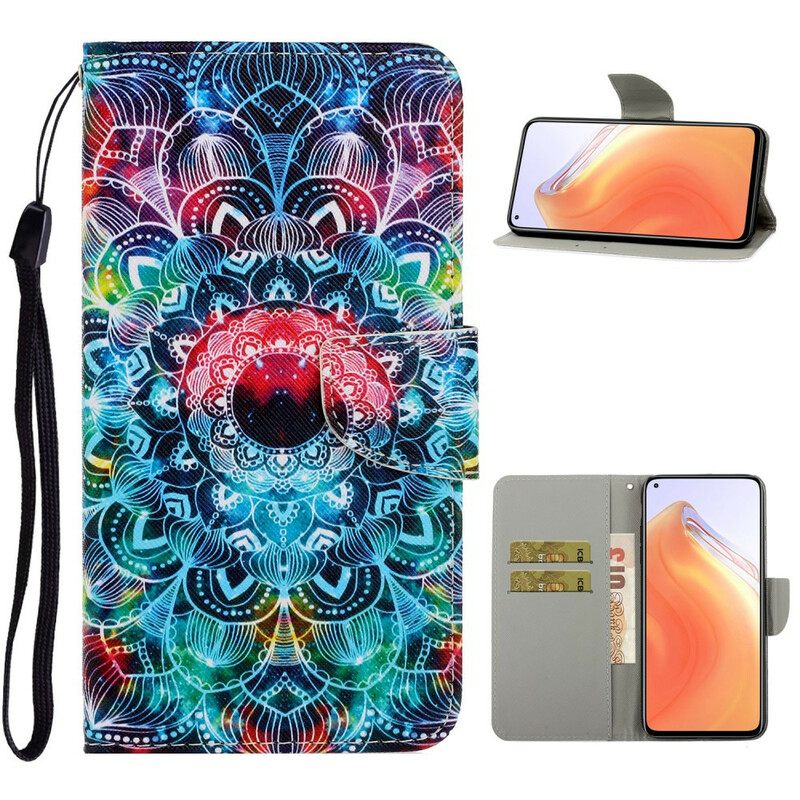 Κάλυμμα Xiaomi Mi 10T / 10T Pro με κορδονι Αστραπιαία Strappy Mandala