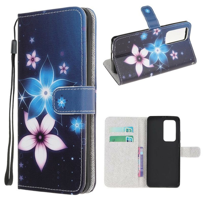 Κάλυμμα Xiaomi Mi 10T / 10T Pro με κορδονι Lunar Strap Flowers