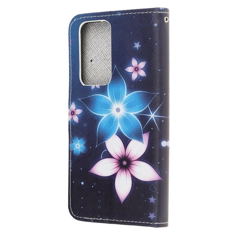 Κάλυμμα Xiaomi Mi 10T / 10T Pro με κορδονι Lunar Strap Flowers