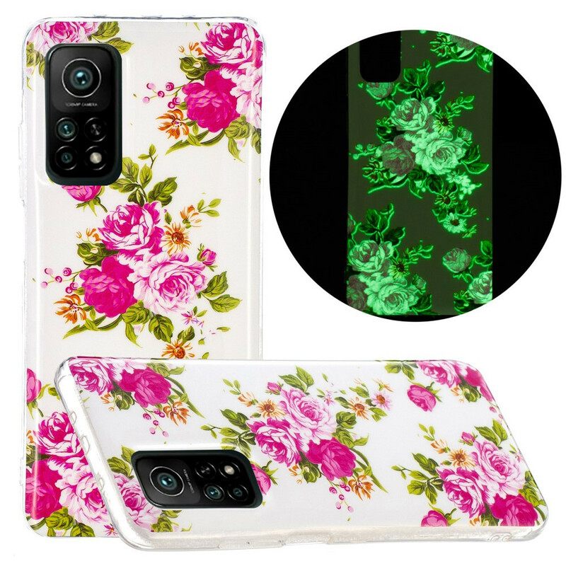 θηκη κινητου Xiaomi Mi 10T / 10T Pro Fluorescent Liberty Flowers