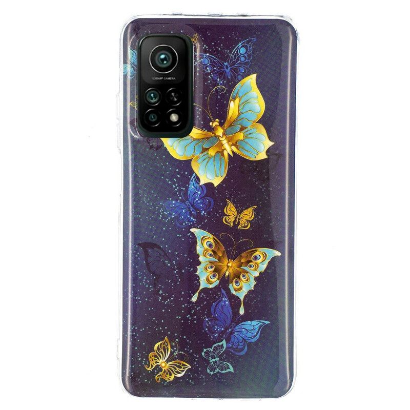 θηκη κινητου Xiaomi Mi 10T / 10T Pro Σειρά Fluorescent Butterflies