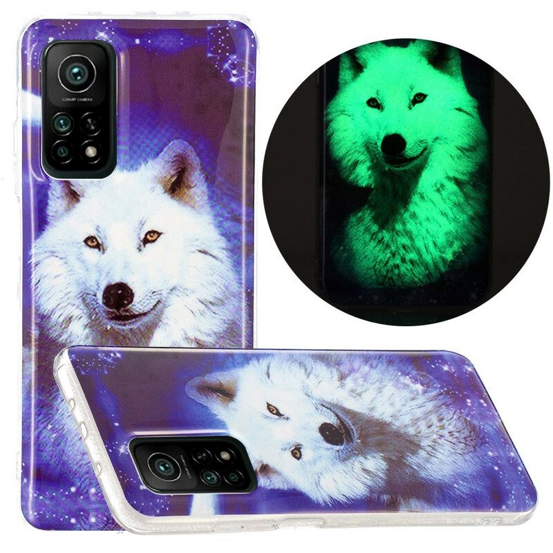 Θήκη Xiaomi Mi 10T / 10T Pro Σειρά Fluorescent Wolf