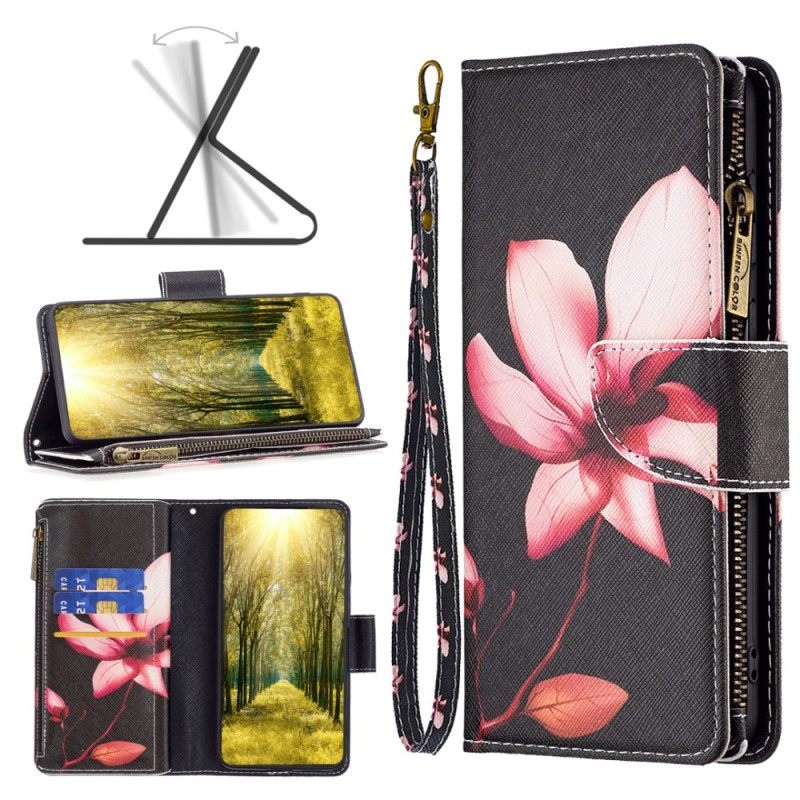 Δερματινη Θηκη iPhone 16 Plus Πορτοφόλι Lotus Strap