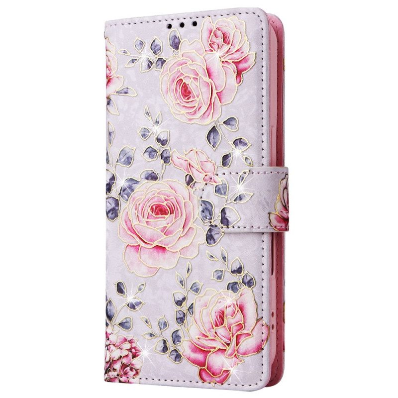 Θηκη Κινητου iPhone 16 Plus Θήκες Κινητών Floral Πορτοφόλι Αποκλεισμού Rfid