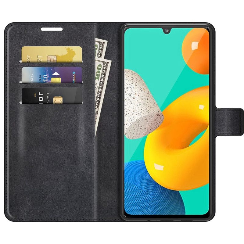 Κάλυμμα Samsung Galaxy M32 Faux Leather Slim